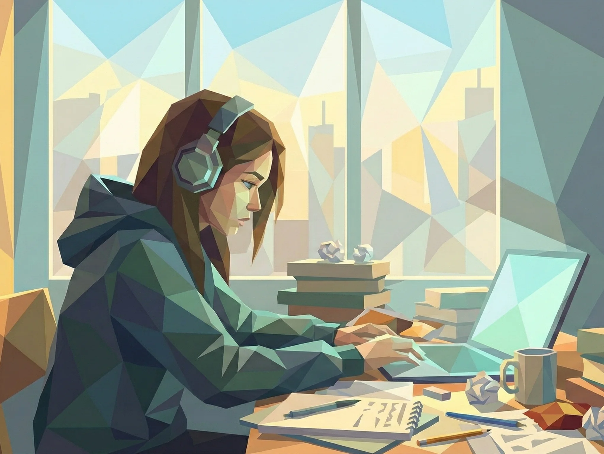 AI tutor helping a student learn