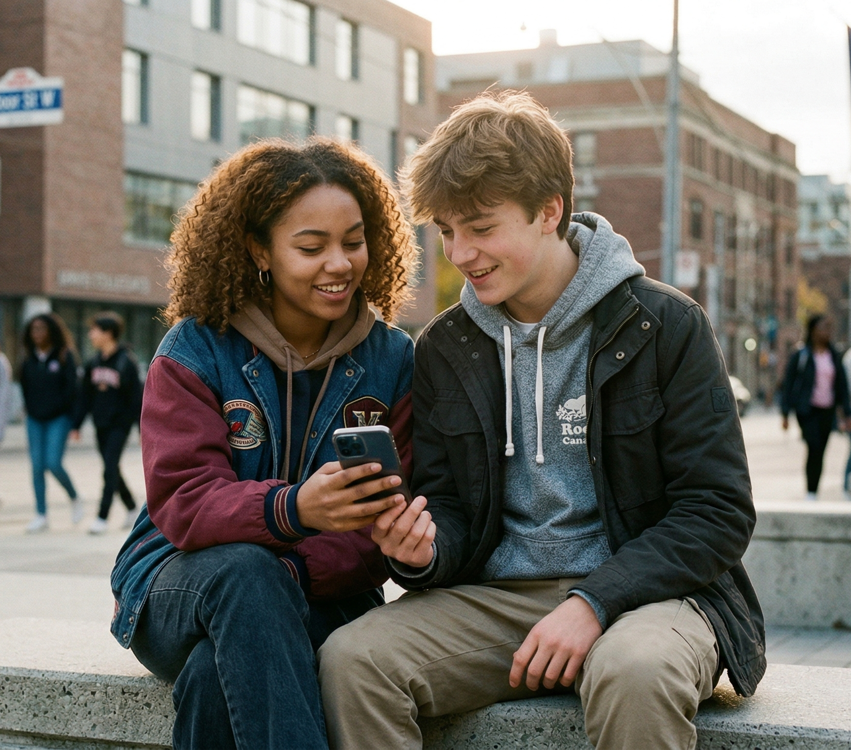 Students learning together